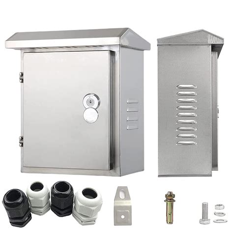 outdoor stainless steel electrical box enclosure|stainless steel electrical outlet boxes.